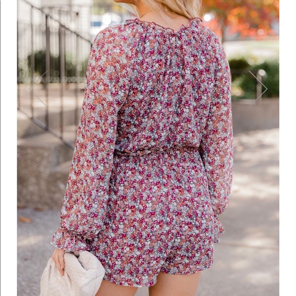 Floral Romper from Pink Lily. NEW NEVER WORN! - Picture 2 of 5